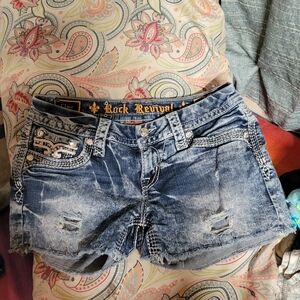 Rock Revival jean short